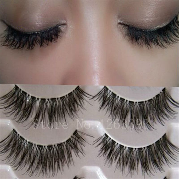 False Eyelashes Messy Cross Thick Natural Eye Lashes